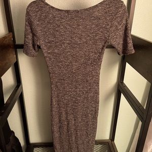 Body on full length sweater dress